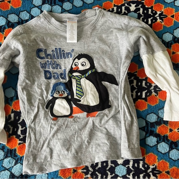 Gymboree Boys Cotton Long Sleeve Tee NEW NWT - Picture 1 of 3